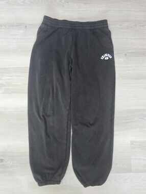 Champion Mens Acid Black Jogger Sweatpants with Logo Size L
